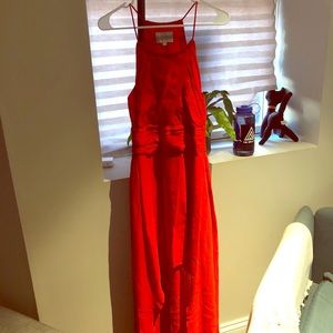 Madison Marcus high-low red dress